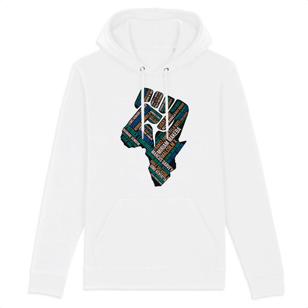 SWEAT À CAPUCHE BIO UNISEXE - HEROS AFRICAINS